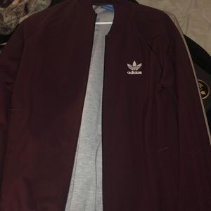 Adidas maroon bomber
